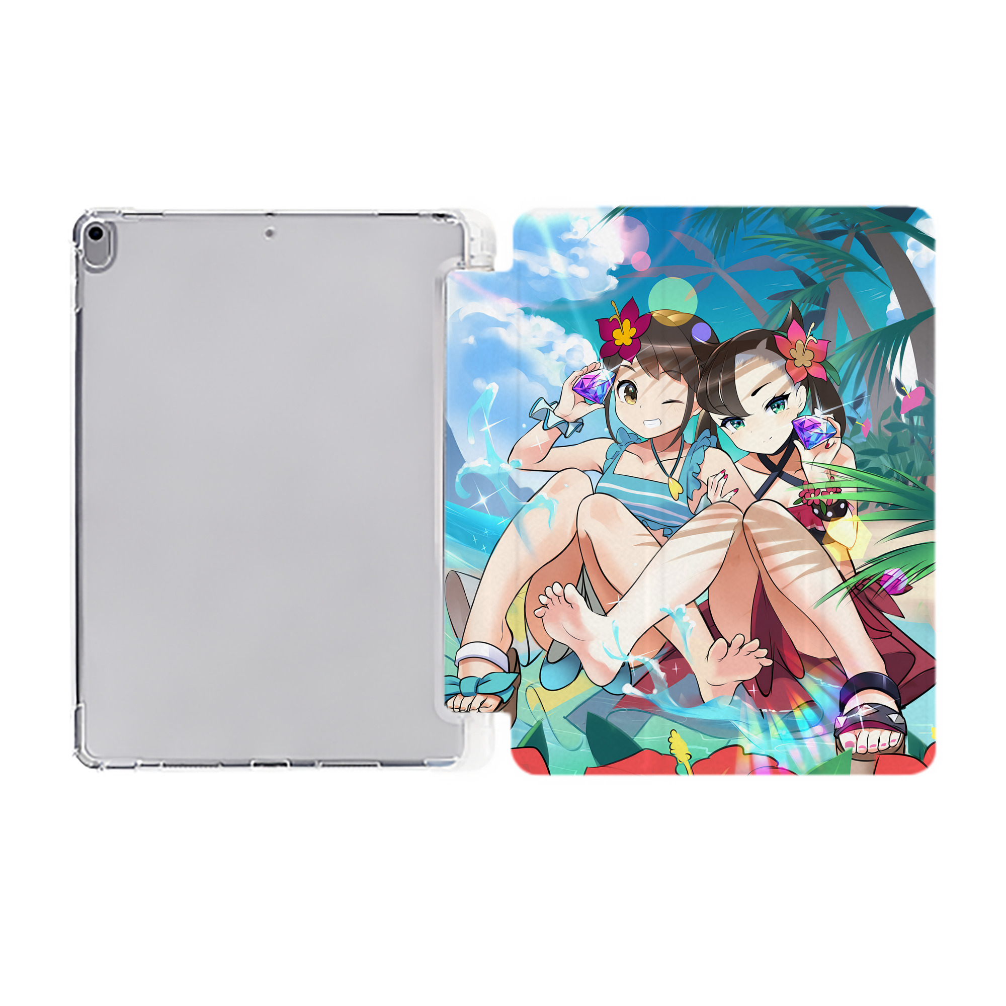 （画像用） ポケットモンスター Pokémon IPad ケース ペン収納付き 三つ折りスタンド PUレザー×シリコン 対応機種9.5/10.5/10.9インチ